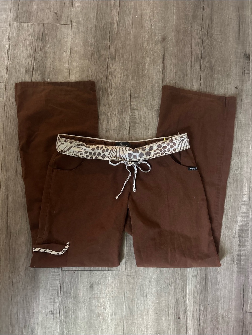 Baby Phat Brown Animal Print Pants
